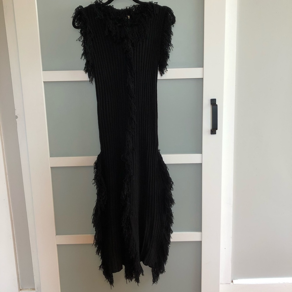 Black sweater dress